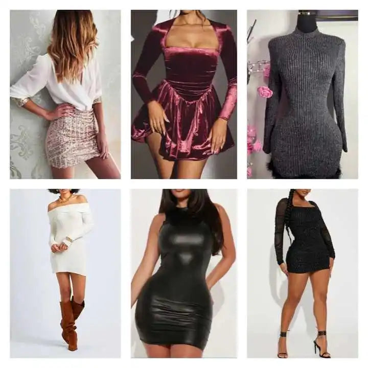 Low-priced Women's WearBrand New Summer Women's Printed DressesLoose and Casual StyleMixed LoadingRandom Shipment