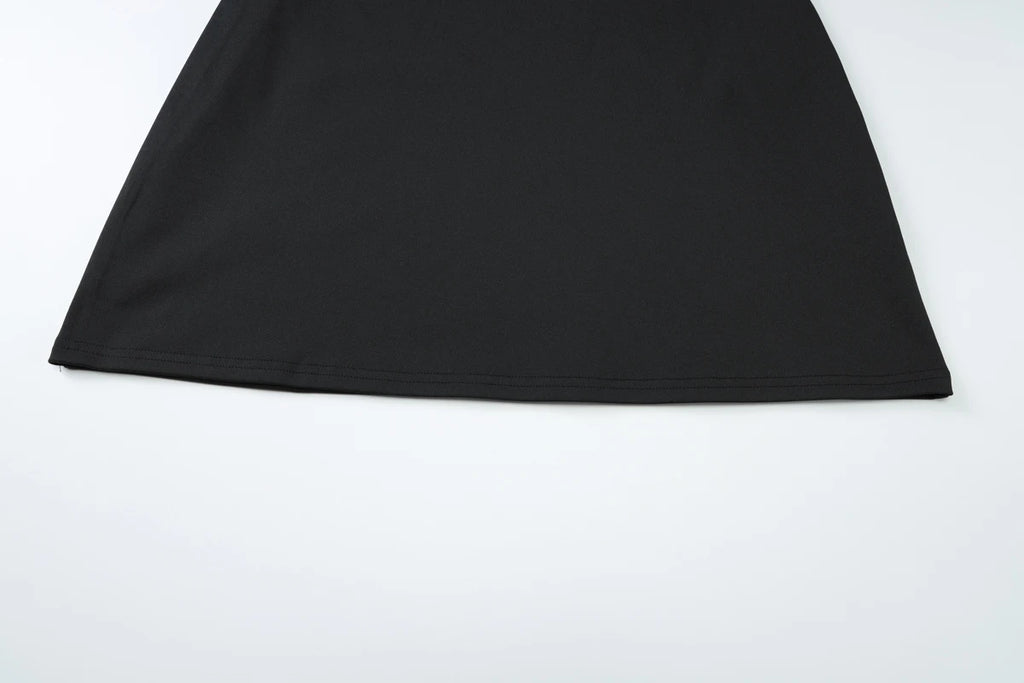 Hugcitar Women Elegant Halter Strapless Solid Sexy Bodycon Mini Dress 2025 Summer Evening Party Clothes Birthday Night Club