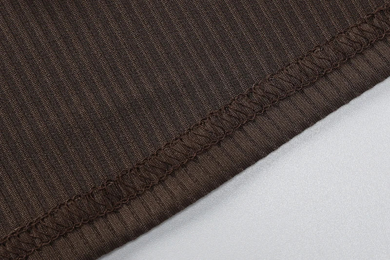 Hugcitar Ribbed Solid Hollow Out Backless Sleeveless Sexy Slit Mini Dress Bodycon 2025 Spring Women Outfits Elegant Party Y2K