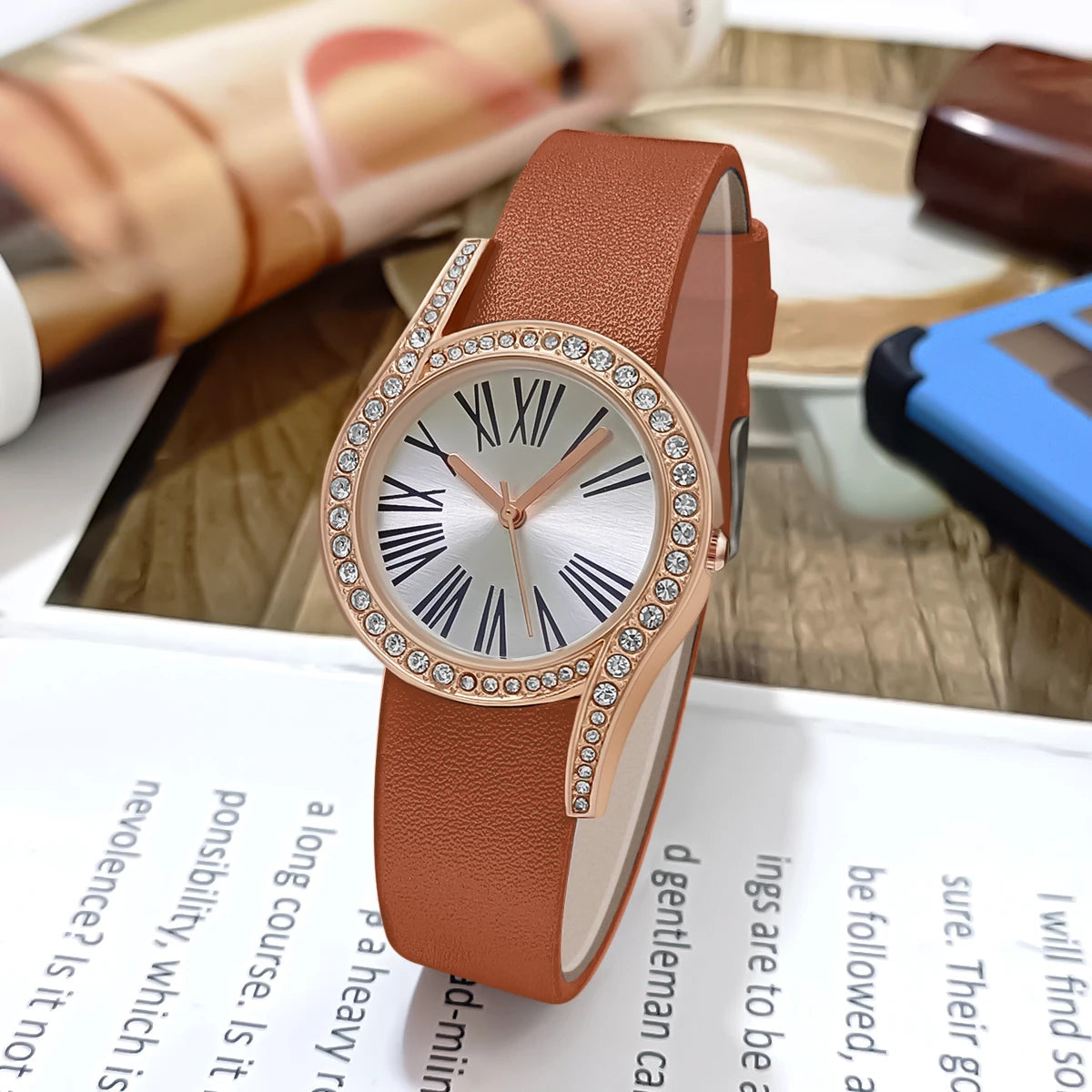 Women‘s Watch Quartz Luxury Wristwatch Leather Strap Watches For Women Clock Ladies Watch Festival Gift Valentine's Day