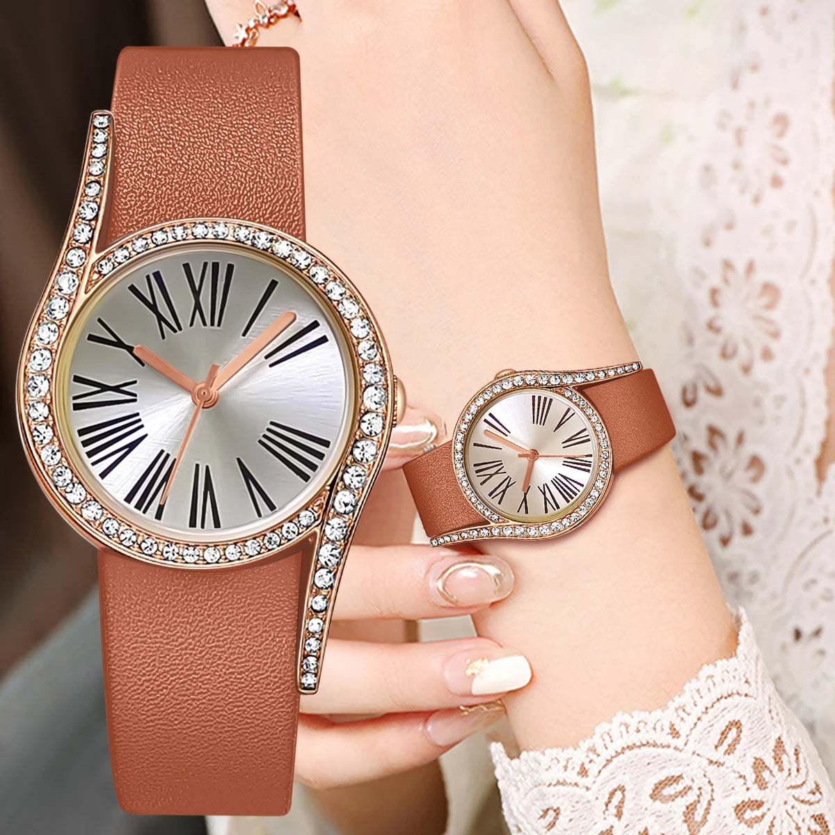 Women‘s Watch Quartz Luxury Wristwatch Leather Strap Watches For Women Clock Ladies Watch Festival Gift Valentine's Day